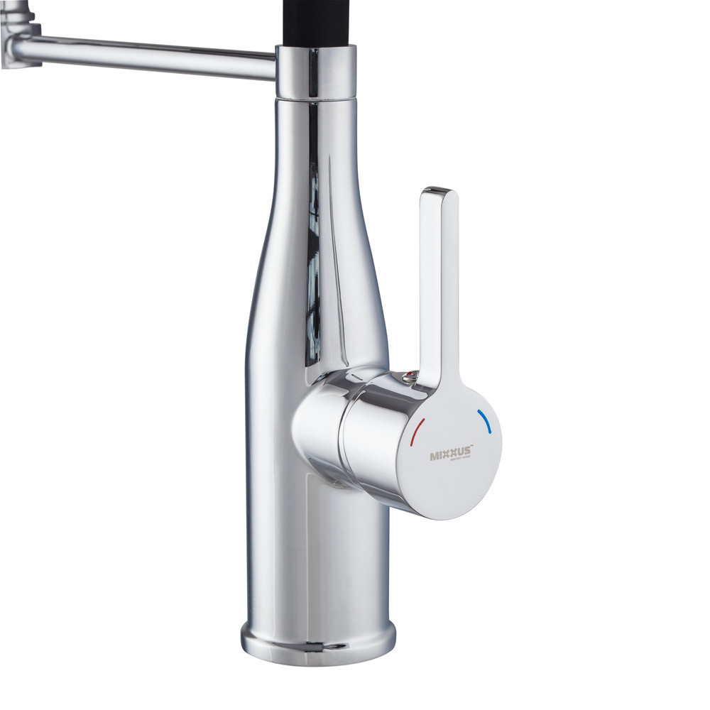 Кухонний змішувач Mixxus Premium Summer 017 REFL.BLACK MI6960 Харків - фото 4