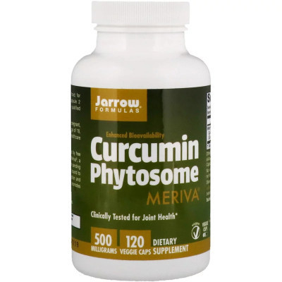 Травы Jarrow Formulas Фитосомы Куркумина 500 мг, Curcumin Phytosome Meriva, 120 г (JRW-14093) Винница - изображение 1