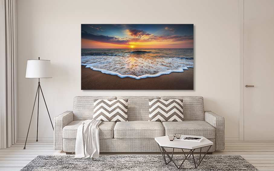 Картина холст в гостиную / спальню   Морські хвилі    MLP_39 80x120 см Киев - изображение 2