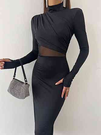 Женское романтическое элегантное меди платье с микродайвингом. Одесса