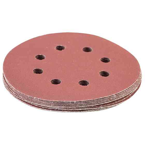 Шлифовальный круг 8 отверстий Ø125мм P320 (10шт) SIGMA (9122731) Киев
