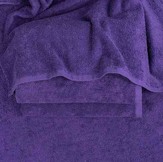 Полотенце махровое для тела GM Textile 70х140см 400г/м2 (Фиолетовый) Сумы