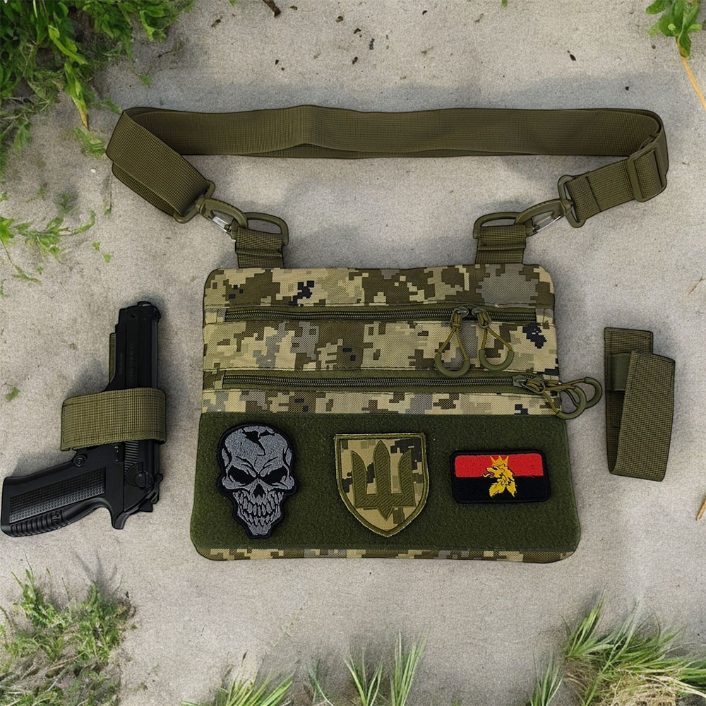 Сумка пояс плечо мужская тактическая, Рюкзак через плечо военная барсетка Сумка через военная NR-49 Львов - изображение 10