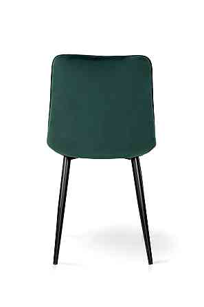 Стілець Віллі чорний /велюр зелений Київ