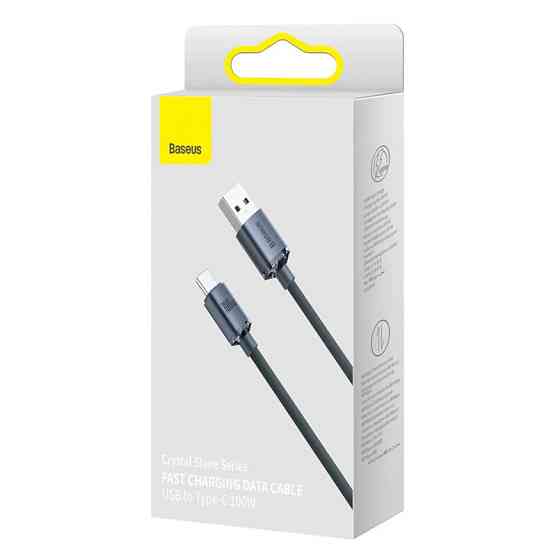 Кабель Baseus Crystal Shine Series Type-C 100W 2м чорний Львів