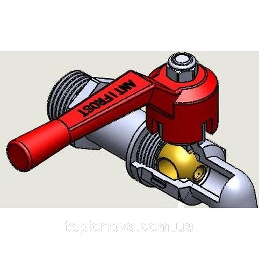 Кран шаровый поливочный SELBA 1/2″ SL1583 Antifrost Черновцы - изображение 4