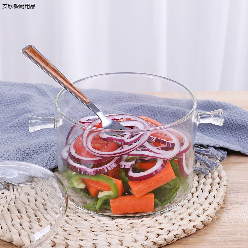 EB-19005 Стеклянная кастрюля с крышкой 1,3л-3 лтр, жаропрочное боросиликатное стекло, для всех плит Одесса - изображение 9