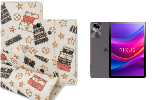 Книжка-трансформер для планшета Pixus Combo, колір Black Lyi White Київ