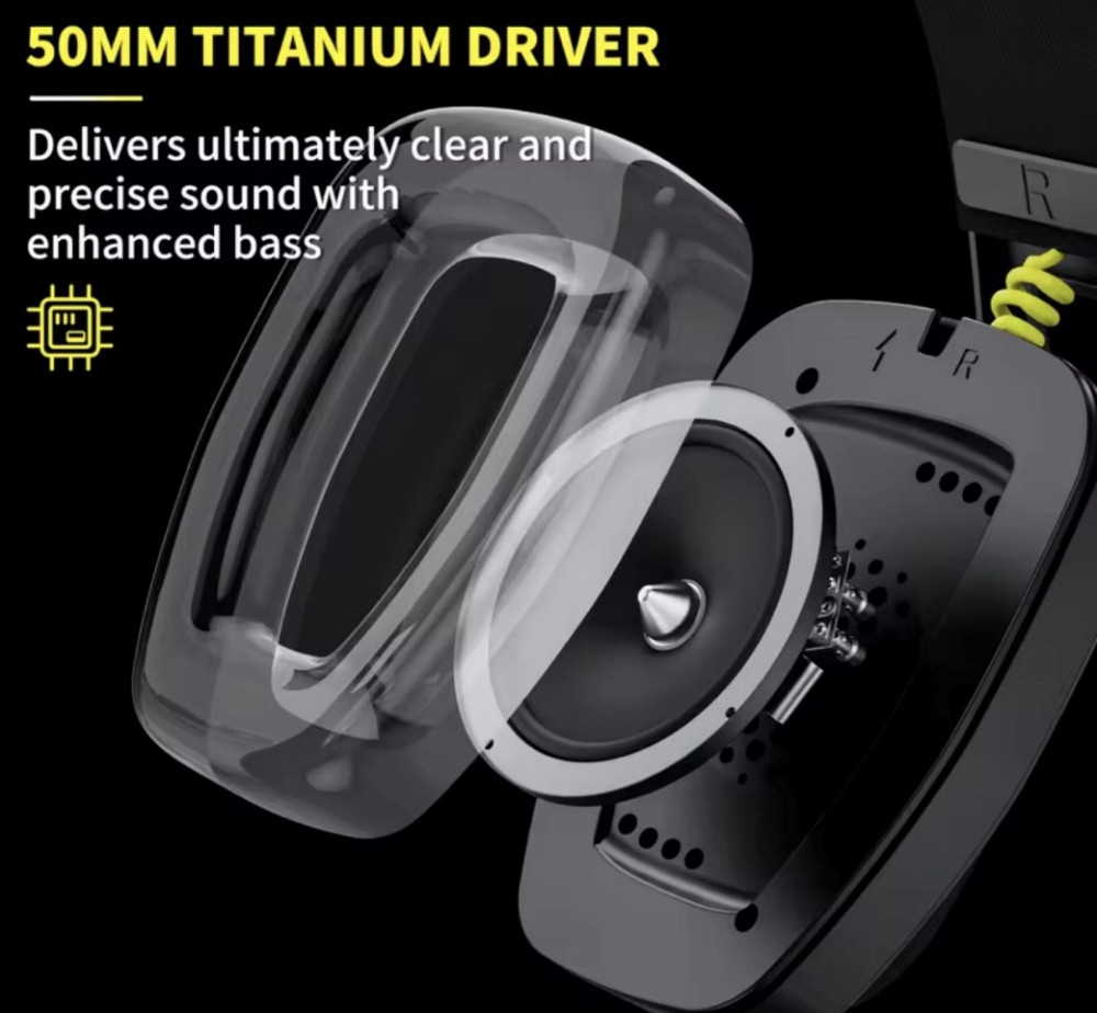 Игровые наушники ‼️ шумоподавление ‼️ BINNUNE BW06 ‼️  black. Харьков - изображение 3