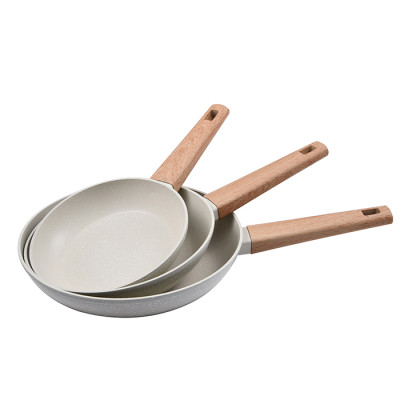 Набор сковородок Bergner Naturally, 18/22/26 см (BG-34741-CR) Винница - изображение 1