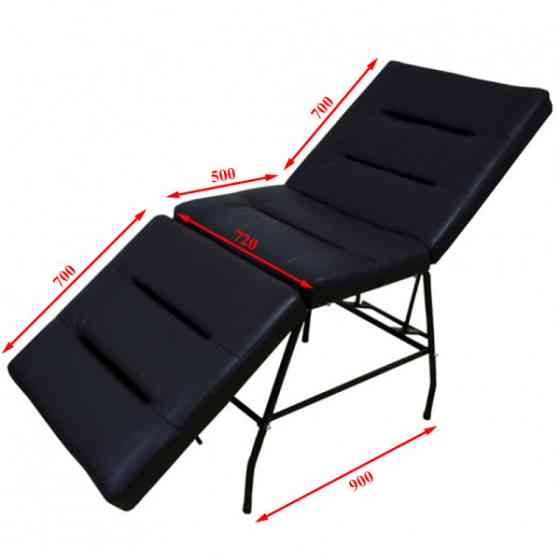 Кушетка косметологическая стационарная UK 19 Белая Черный Киев