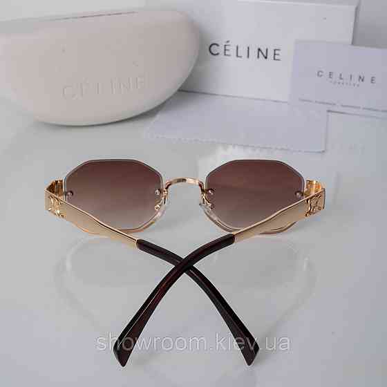 Сонцезахисні брендові окуляри Celine 0477 gold Київ