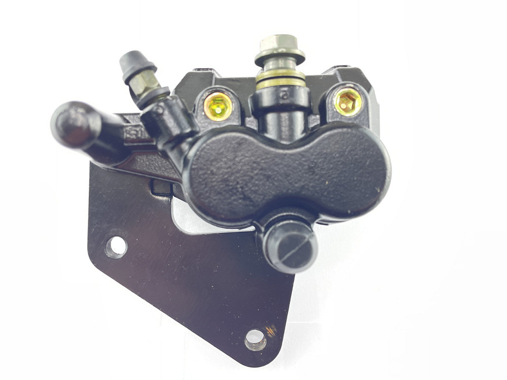 Супорт гальмівний (дисковий) скутер 4 Т Китай 50/150 (задній двопоршневий) Мукачево - фото 1