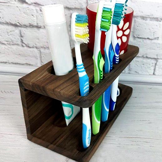 Органайзер для зубних щіток "Тетуан" капучино Миколаїв - фото 1