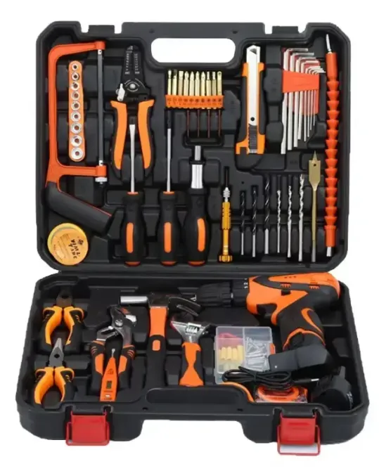 Профессиональный дрель-шуруповерт аккумуляторный с набором инструментов 102 предмета Коломия - фото 1