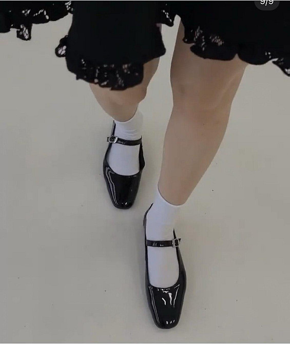 Балетки VIFEST чорні шкіра лакована 37-41р. (5459) Коломия - фото 5