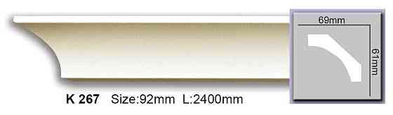 Карниз гладкий полиуретановый Harmony K 267 Днепр