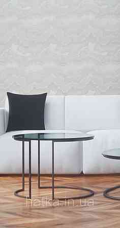 Обои виниловые на флизелине AS creation Della Natura 1.06Х10 абстракция волны серебристые серые с золотом Киев