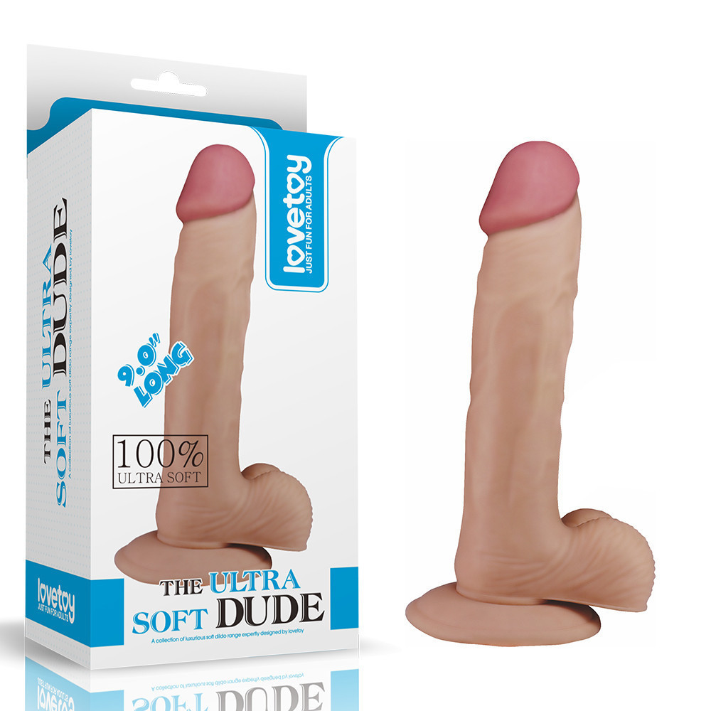 Фалоімітатор-реалістік на присосці SOFT DUDE (22 см) Sex Aura Київ - фото 2