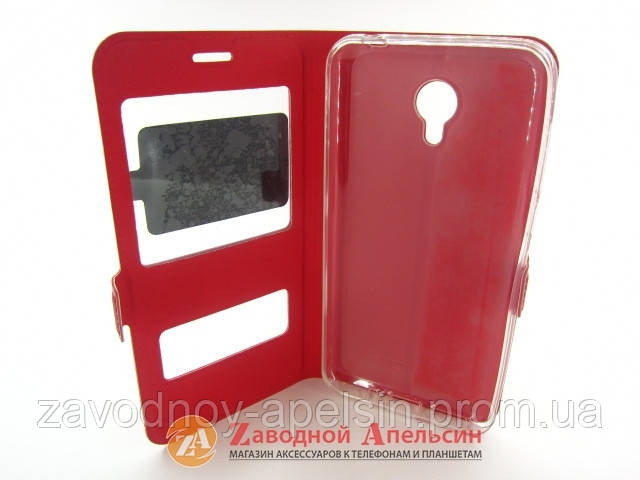 Чохол книжка SMART Meizu M2 red Одеса - фото 3