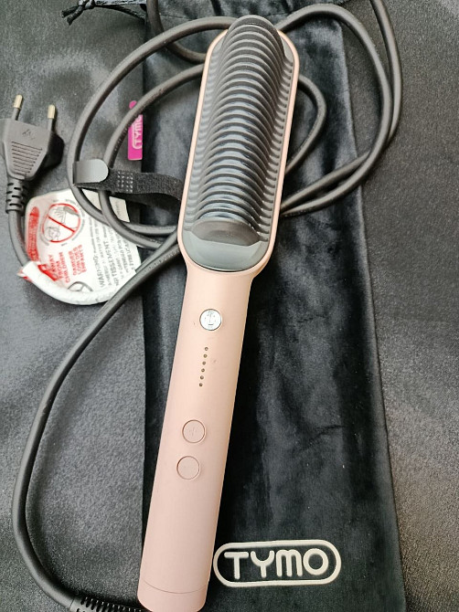 Щітка-випрямляч для волосся TYMO HC100R рожева (товар вживаний) Луцк - изображение 1