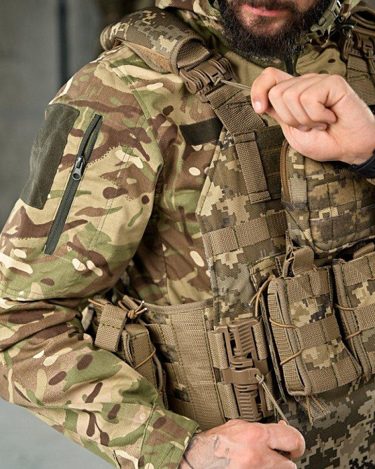 Плитоноска 4 точки скидання REGERT з рюкзаком піксель ПП7857 Одеса - фото 4