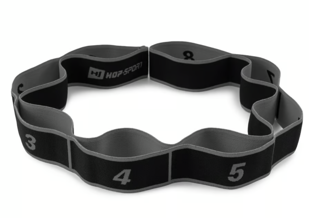 Резинка для фітнесу з петлями 12-30кг HS-N904GB чорна Киев - изображение 2