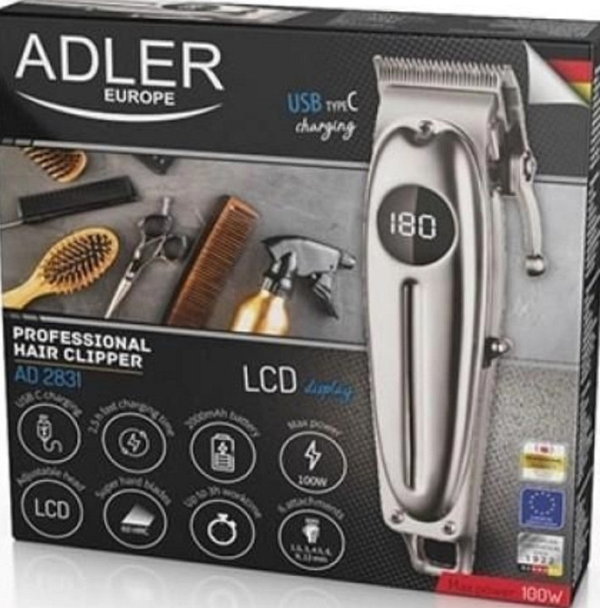Машинка для стриження професійна: AD 2831 LCD. Київ - фото 5