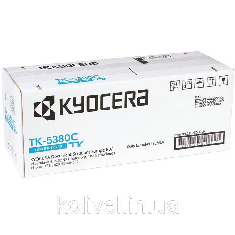 Kyocera TK-5380C 1T02Z0CNL0 - картридж для ECOSYS PA4000cx, MA4000cix, MA4000cifx Київ - фото 1