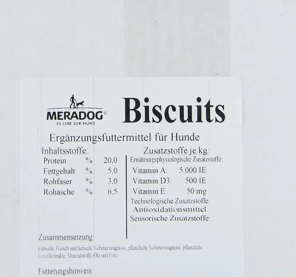MERA Biscuit (Мера Бісквіт) ласощі для собак і цуценят печиво бісквіт для заохочення Запоріжжя - фото 2