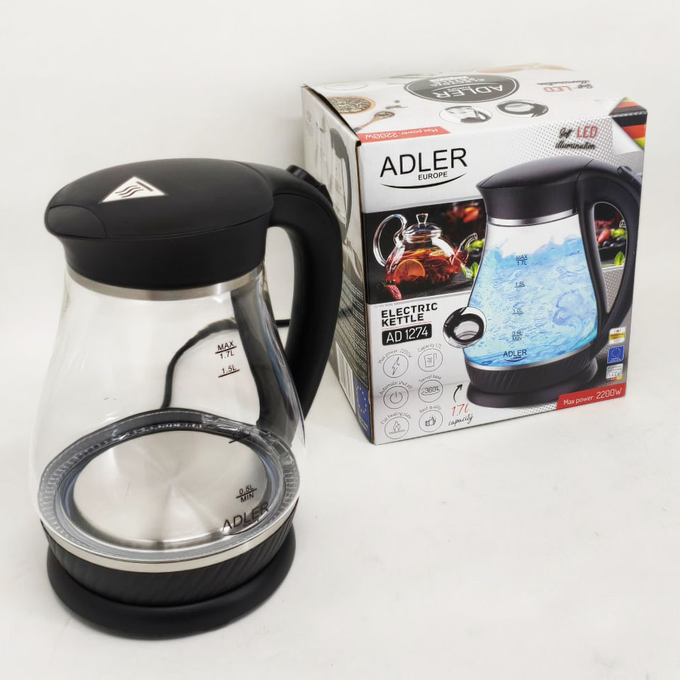 Чайник с индикацией и подсветкой, Электрочайник с контролем уровня воды, Хороший электронный чайник YF-63 Львов - изображение 8