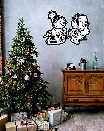 Декоративне настінне Панно «Сніговик», Декор на стену Київ