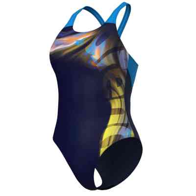 Купальник Arena Dreamhline Swimsuit V Back 008328-760 темно-синій 38 (3468337558927) Вінниця