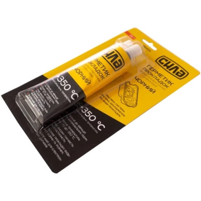Герметик автомобильный СИЛА +350 °С чорний 85 г (951433) Винница - изображение 2