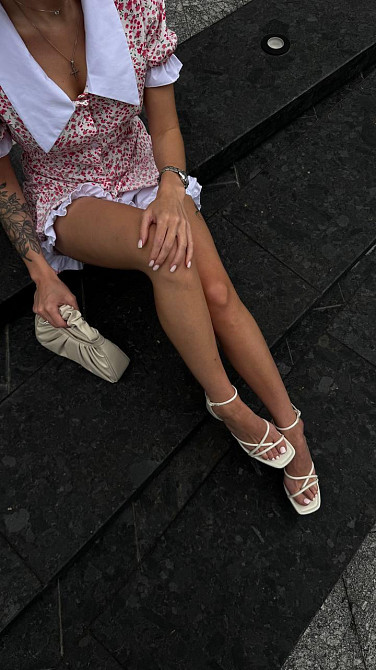 Жіноча романтична мінісукня-комбінезон з білим коміром софт Білий, 44/46 Одеса - фото 6