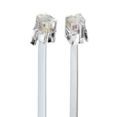 Патч-корд телефонный 10м RJ11 (6P4C) Cablexpert (TC6P4C-10M) Винница