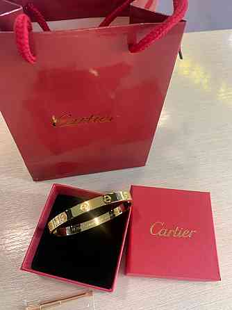 Cartier браслет love з викруткою лимонне золото / подарункова упаковка Одеса