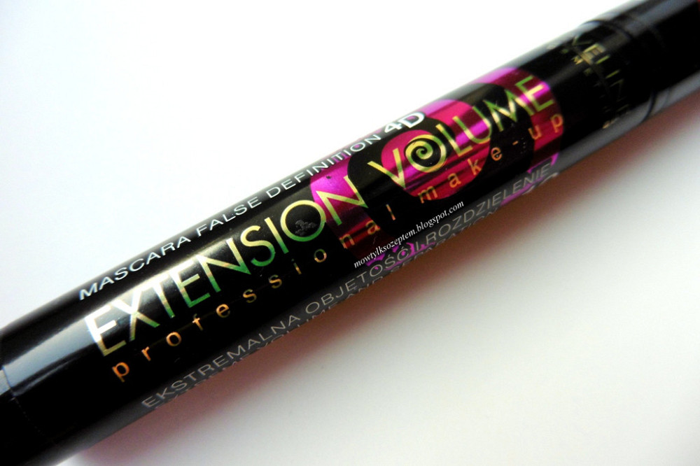 Туш для вій Eveline 4D Extension volume об'єм Евелін силиконова щіточка Запоріжжя - фото 2