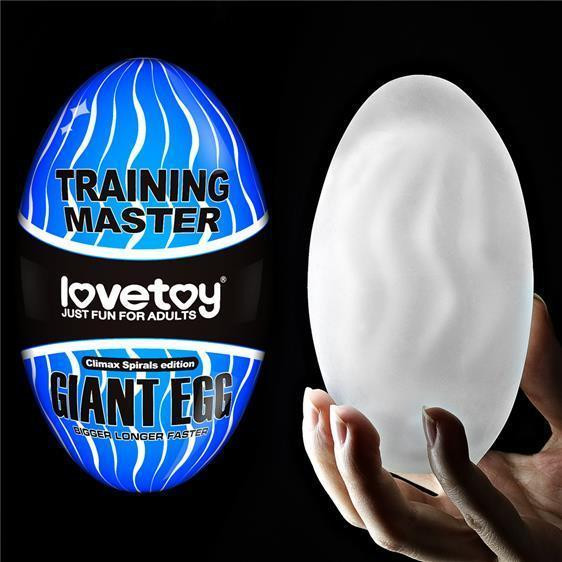 Мастурбатор - Traning Master Giant Egg Masturbator Blue Sex Aura Київ - фото 2