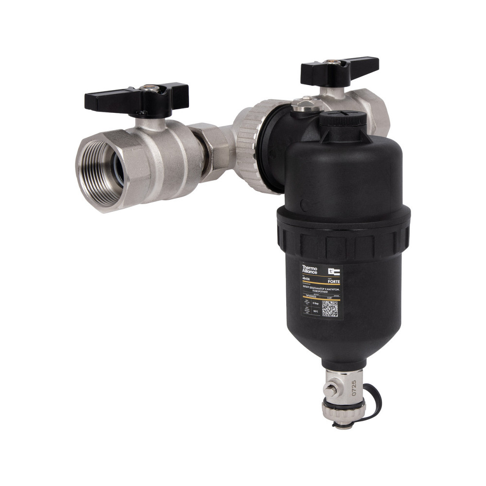 Фільтр-дешламатор Thermo Alliance Forte 1 1/4", поворотний (магнітний шламоуловник) TAF400G32 Київ - фото 3