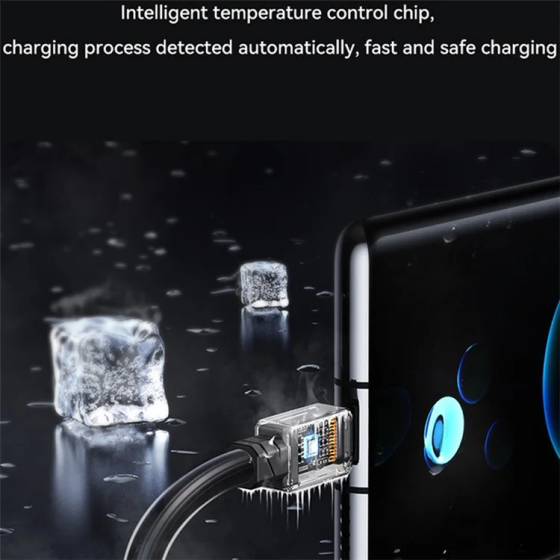 Кабель Usams Type-C 100W, 1.2м, черный Киев