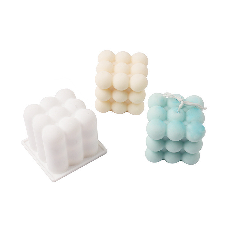 Форма для свечки силиконовая 6 на 6 см белый Киев - изображение 1