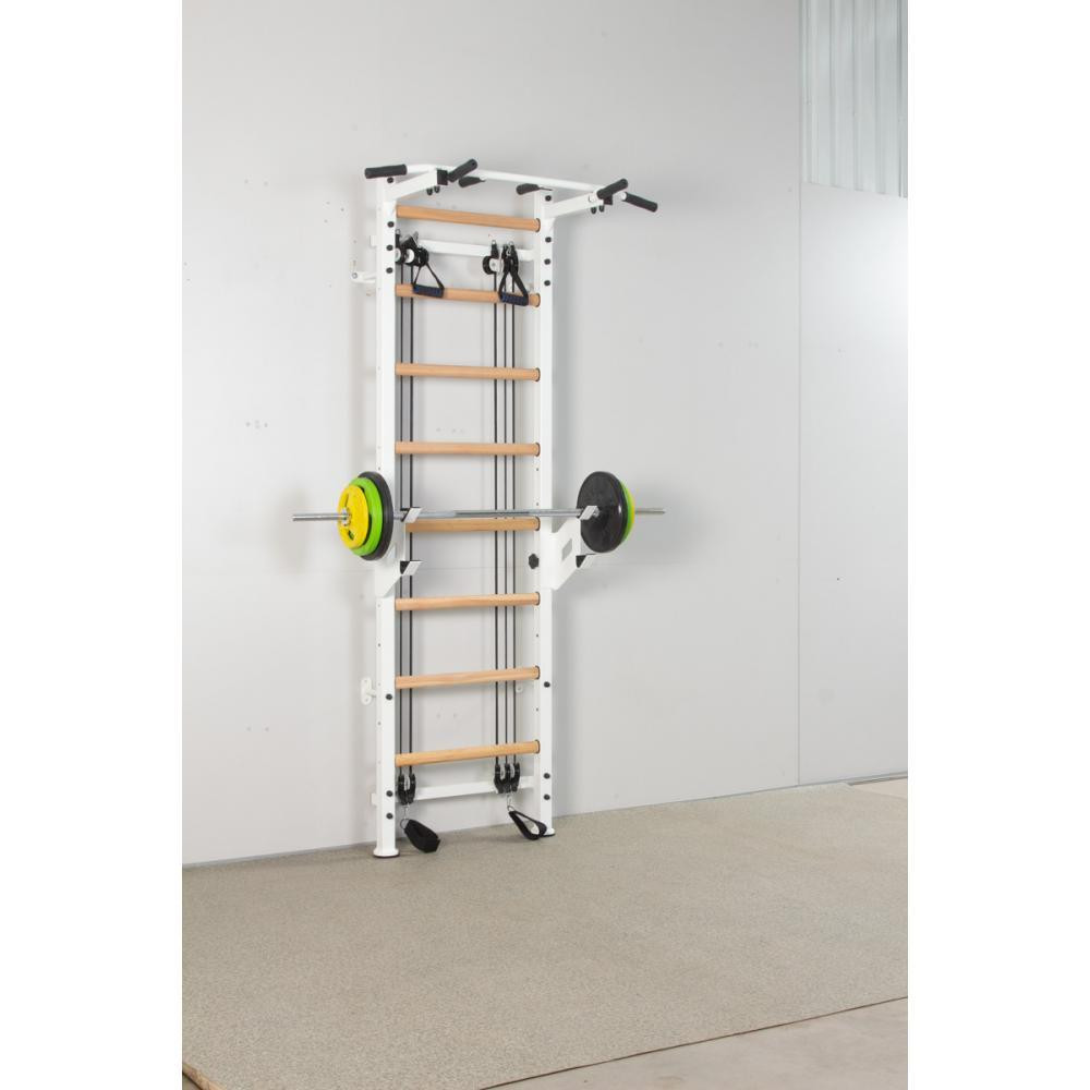 Шведская стенка с эспандерами спортивная для детей и взрослых усиленная металлическая для семьи в дом Кам'янське - фото 10