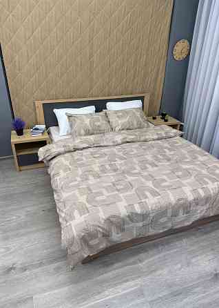 Комплект постельного белья Поплин, Decorator Cotton Lux Collection Branch Полуторный 145х215 Бежевый (88-126) Киев