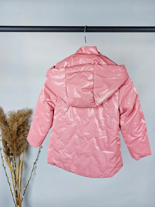 Куртка на весну для маленьких дівчаток у рожевовому кольорі Миколаїв - фото 2