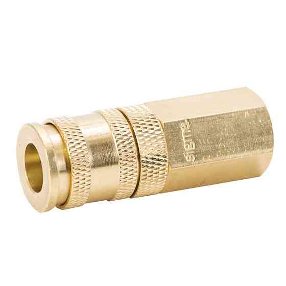 З'єднання швидкознімне посилене з фіксатором FT 1/4" (латунь) SIGMA (7021641) Київ