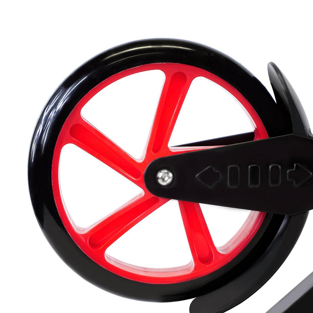 Двухколесный складной самокат SS-15 с задним ножным тормозом от Scale Sports. Черно-Красного цвета Одесса - изображение 5