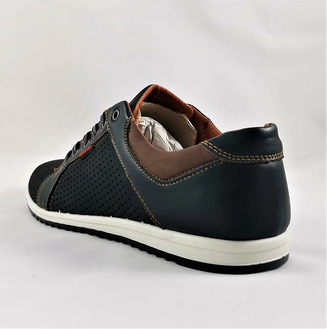 Мужские Мокасины Летние Кроссовки Сеточка Черные (размеры: 40,41,42,43,44,45) Видео Обзор - 14-1 Днепр - изображение 6