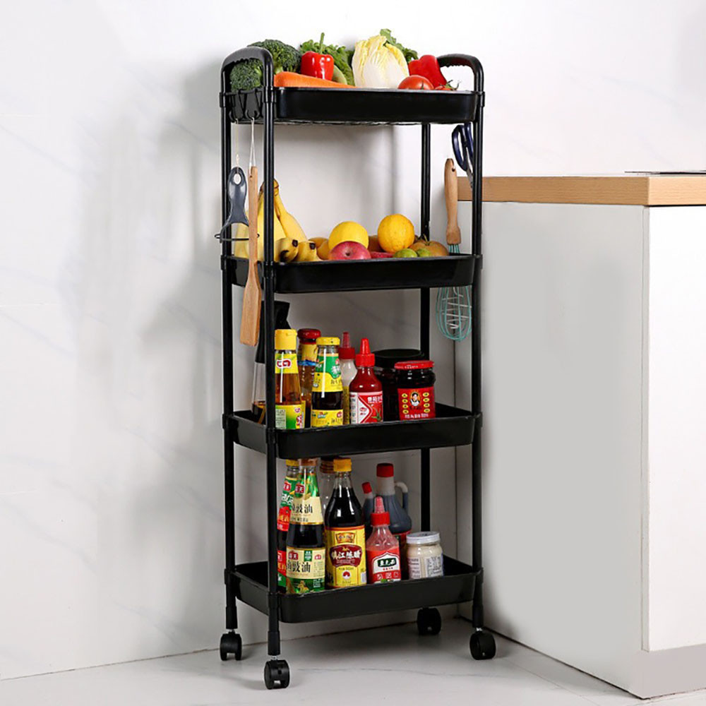 Стеллаж на колесиках 4 ярусный,104х40х26см,SKLM-11 SBR Киев - изображение 2