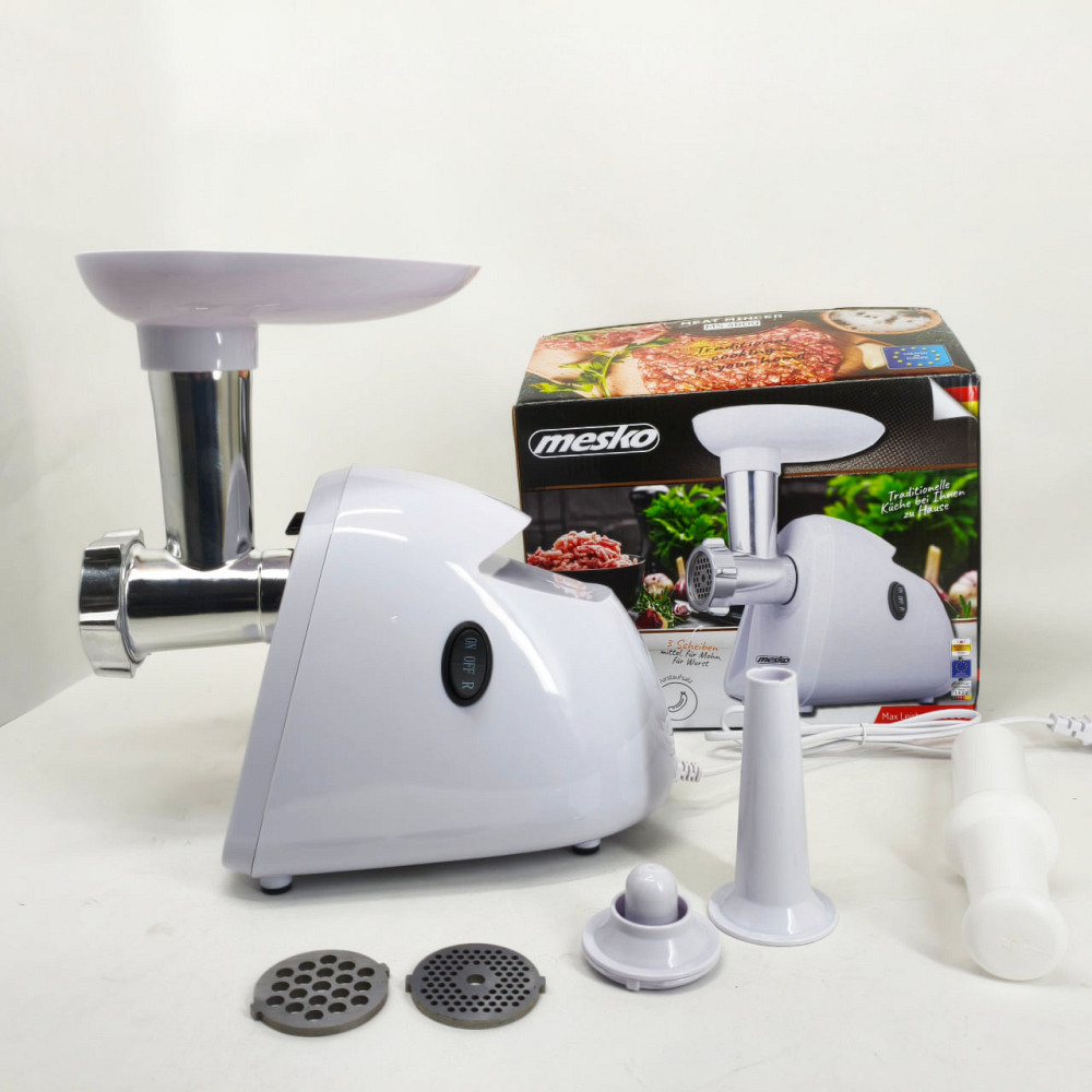 Мясорубка обычная Mesko MS 4809 1500Вт, Мясорубки для колбасы, Мясорубка с решеткой для фарша TA-24 Львов - изображение 8